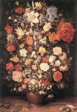 Bouquet 1606 Jan Brueghel l’Ancien floral Peinture à l'huile